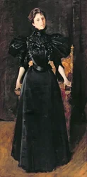 Retrato de una dama de negro, c.1895